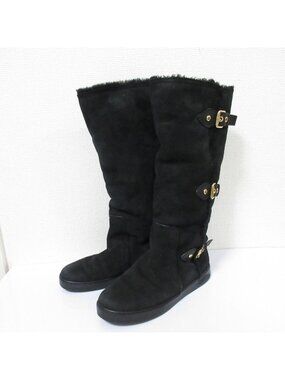 Louis Vuitton Shearling Boots With Belt